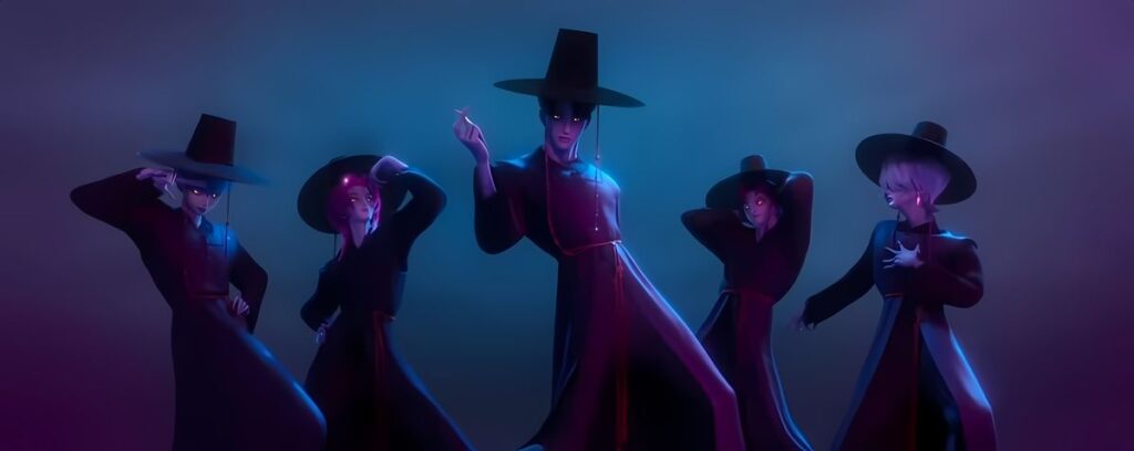 The Saja Boys as 저승사자 (jeoseung saja)