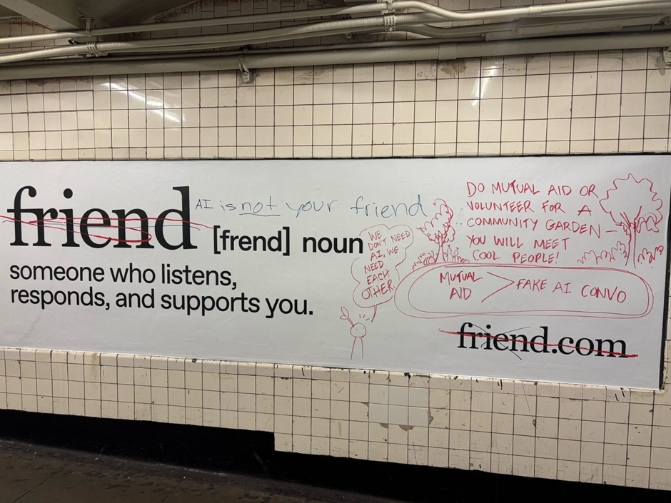 Images of the protest graffiti from the NYC subways via Fortune